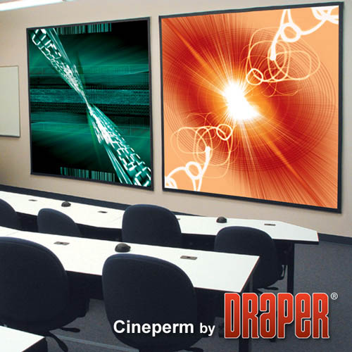 Draper 250065 Cineperm 92 diag. (45x80) - HDTV [16:9] - ClearSound White Weave XT900E 0.9 Gain - Draper-250065